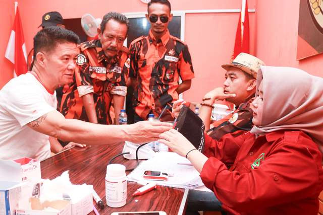 MPC Pemuda Pancasila Meranti Gelar Donor Darah 