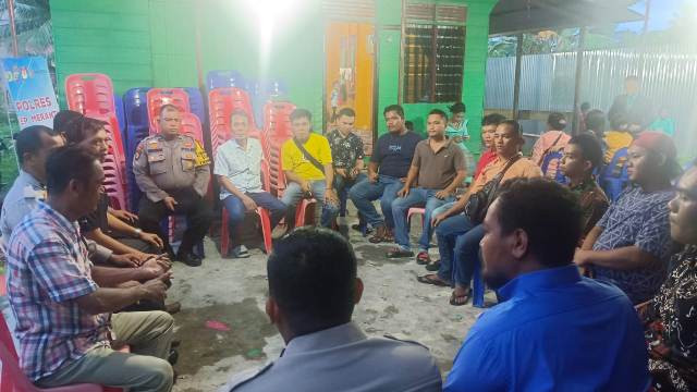 Program Minggu Kasih, Polres Kepulauan Meranti Sampaikan Pesan Kamtibmas Kerukunan Beragama