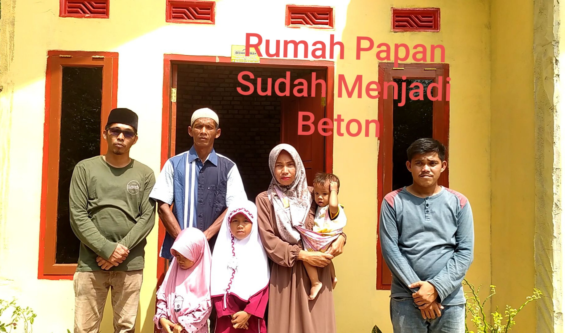 Sulardi Warga Desa Sawah Baru, Ucapkan Terima Kasih Dapat Bantuan Bedah Rumah