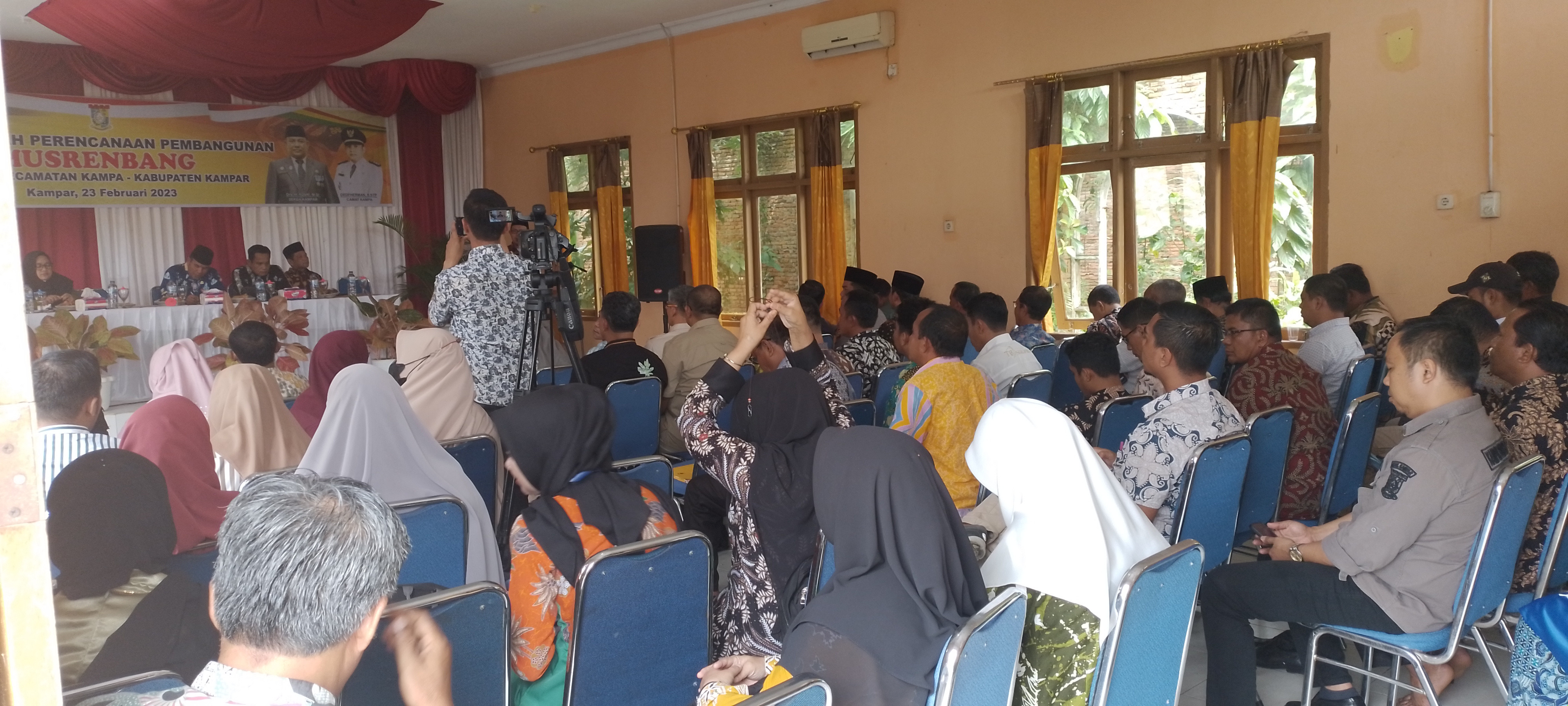 PJ Bupati Kampar Tak Hadiri Musrenbang Kecamatan Kampa, Wajah Peserta  Terlihat Kecewa