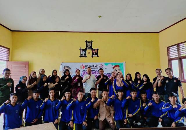 Bawaslu Goes To School, Kordiv PP: Pemilih Pemula di Inhu Menemukan Pelanggaran Pemilu Bisa Jadi Pel