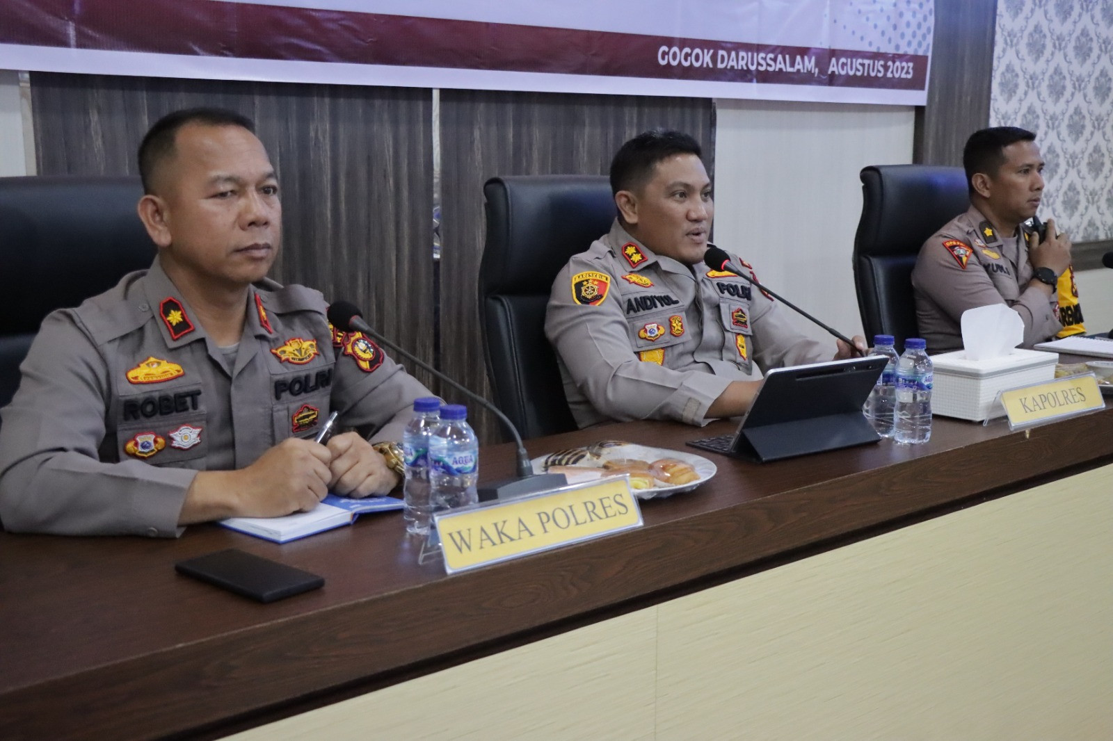 Pimpin GO dan Anev Semester 1, Kapolres : Gangguan Kamtibmas di Meranti Turun 13,6 Persen
