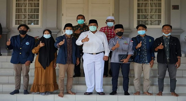 Bupati Alfedri Terima Audiensi IPM Kabupaten Siak - Bengkalis 