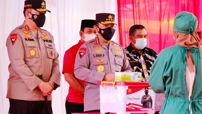 Kapolri : Tak Usah Takut, Patuhi Prokes dan Vaksin