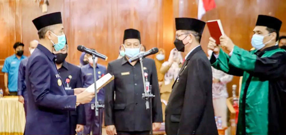 Indra Gunawan Dilantik Jadi Sekda Kota Dumai