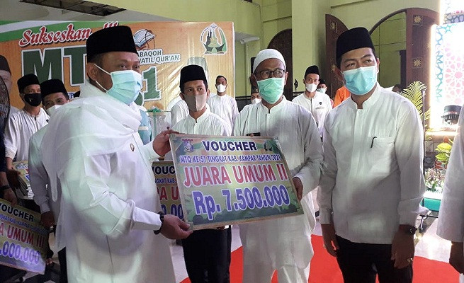 Juara Umum II, Camat Tambang Sampaikan Terima Kasih