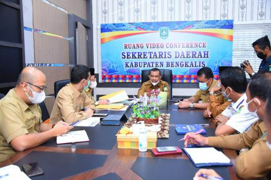 Wabup Bahas Pembangunan Pelabuhan Roro Ketam Putih Pulau Padang