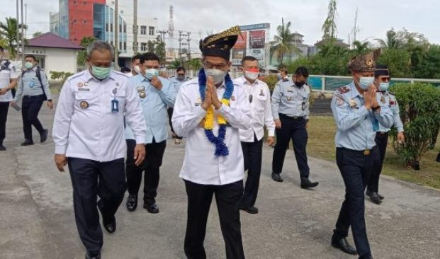 Imigrasi Dumai Sambut Kunker Irjen Kemenkumham Beserta Rombongan