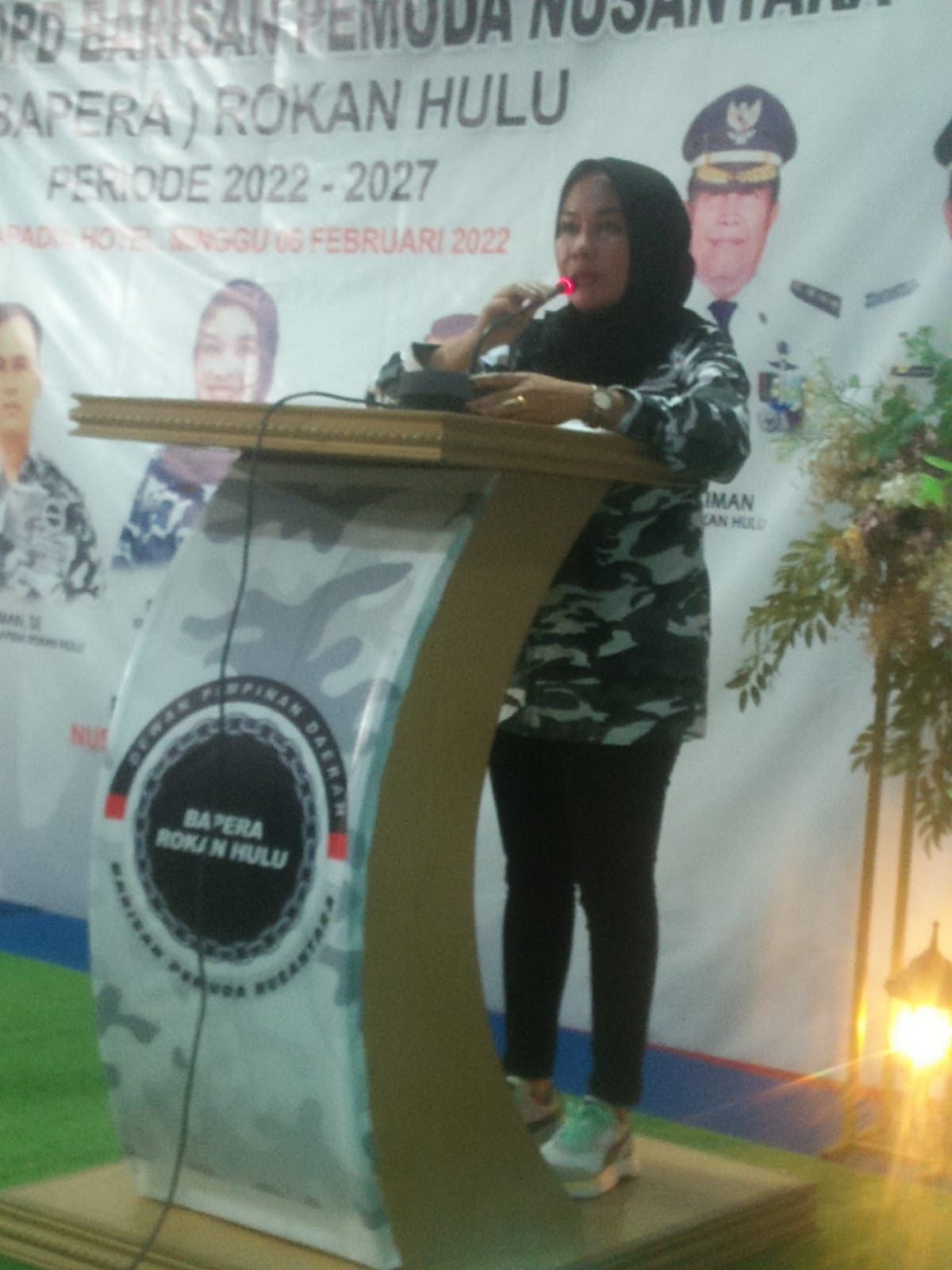 Elvi Yuliana dilantik jadi Ketua DPD Bapera Rohul