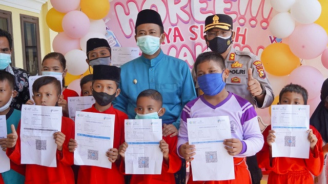 Wabup, Kapolres Rohil dan Kapolri Bahas Percepatan Vaksinasi