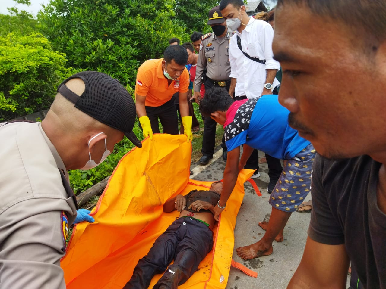 Pencari Kayu Bakau Ditemukan Tewas di Sungai Belas Bantan Tengah