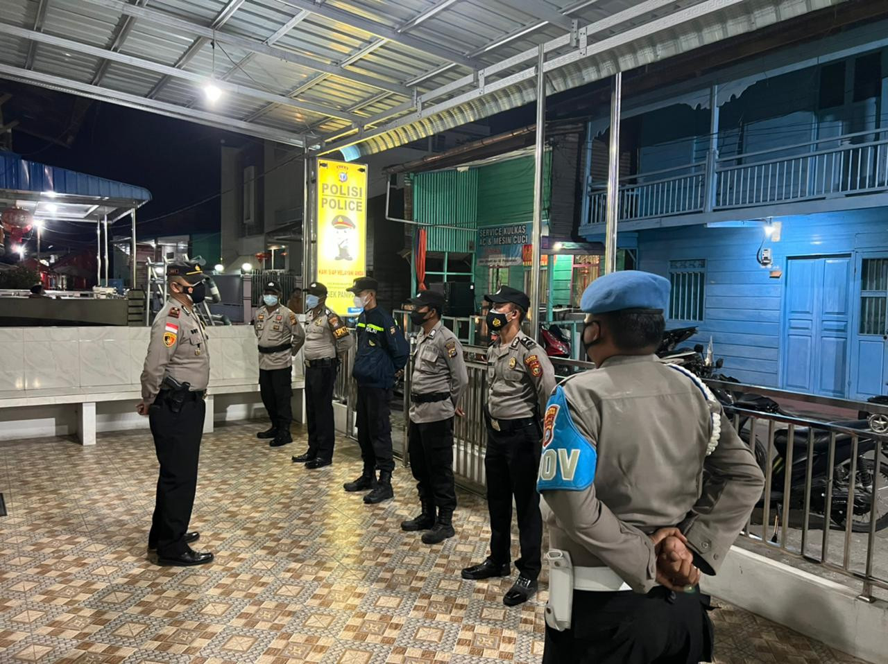 Polsek Panipahan Patroli Berskala Besar Antisipasi Tindak Pidana C3