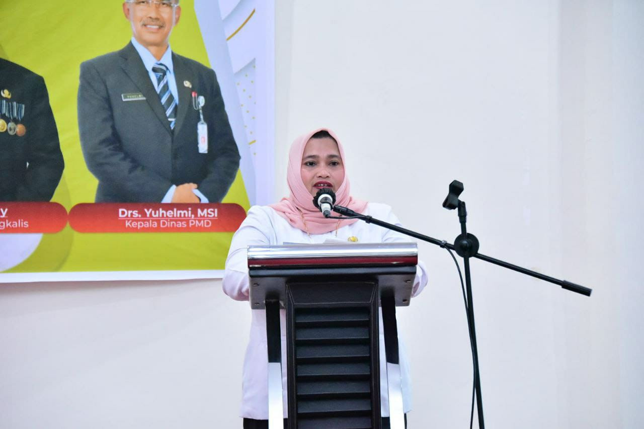 Bupati Bengkalis Launching Aplikasi Bantuan Keuangan Khusus