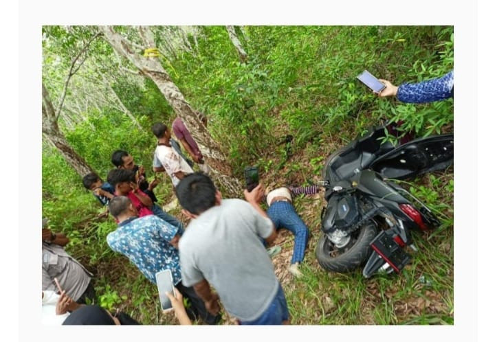Warga Temukan Jasad Wanita di Kebun Karet di Sintong Pusako