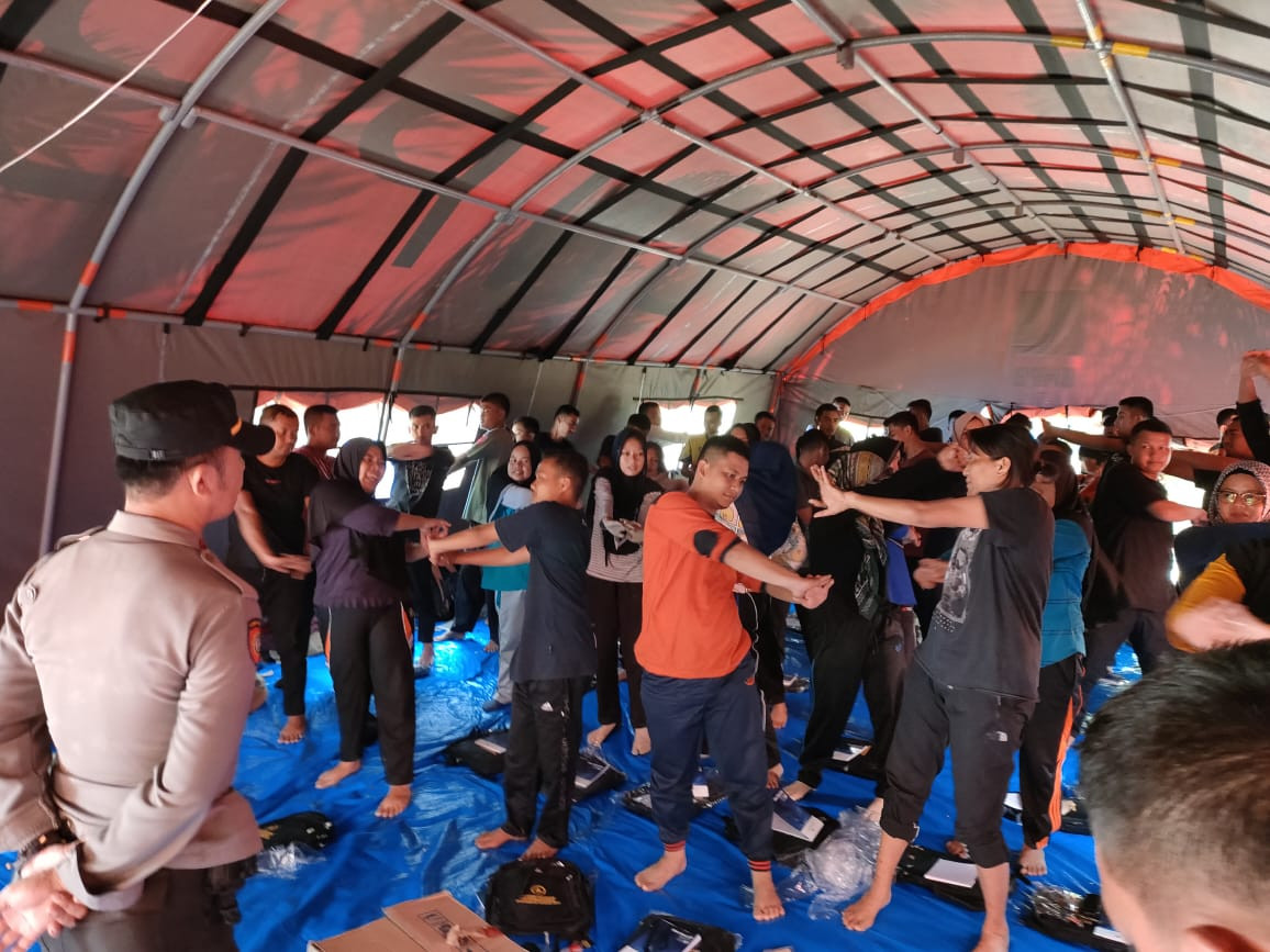 Polres Kuansing Berikan Materi Aplikasi RCM untuk Menentukan Titik Api Hotspot 