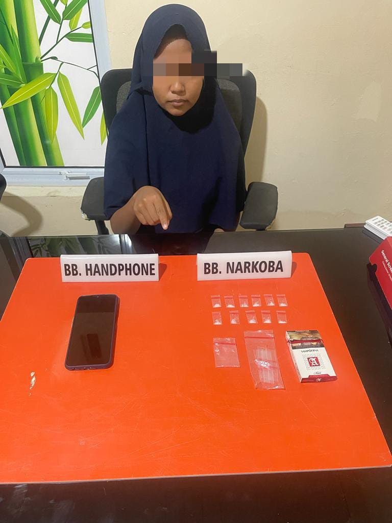 IRT Muda Jadi Pengedar, Menyimpan Shabu 11 Paket di Bawah Lemari Makan
