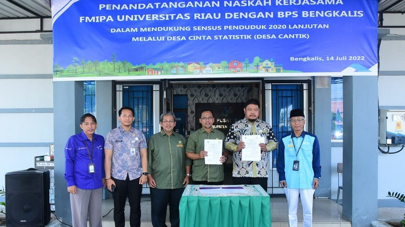 BPS Bengkalis Lakukan Kerjasama dengan FMIPA