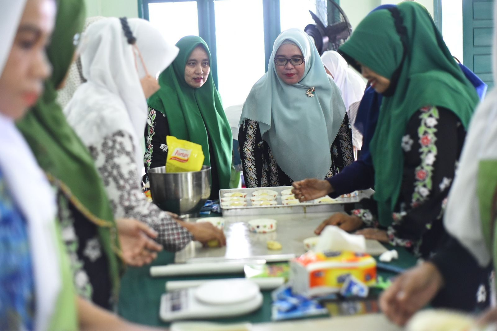 Ketua BKMT Muslimawati Catur  Buka Pelatihan Pembuatan Kue Bakery
