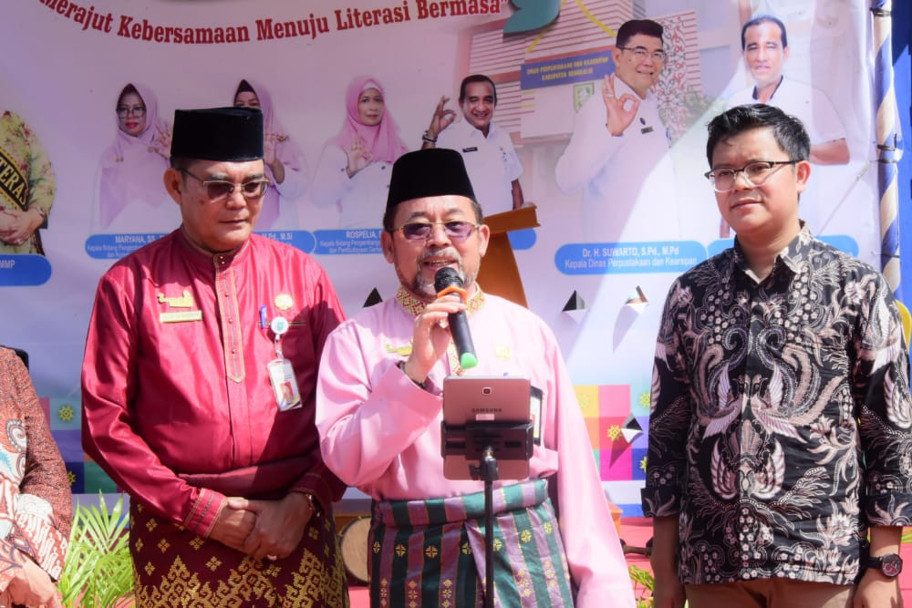 Sekda Bustami Membuka Gebyar Perpustakaan dan Kearsipan Se- Kabupaten Bengkalis