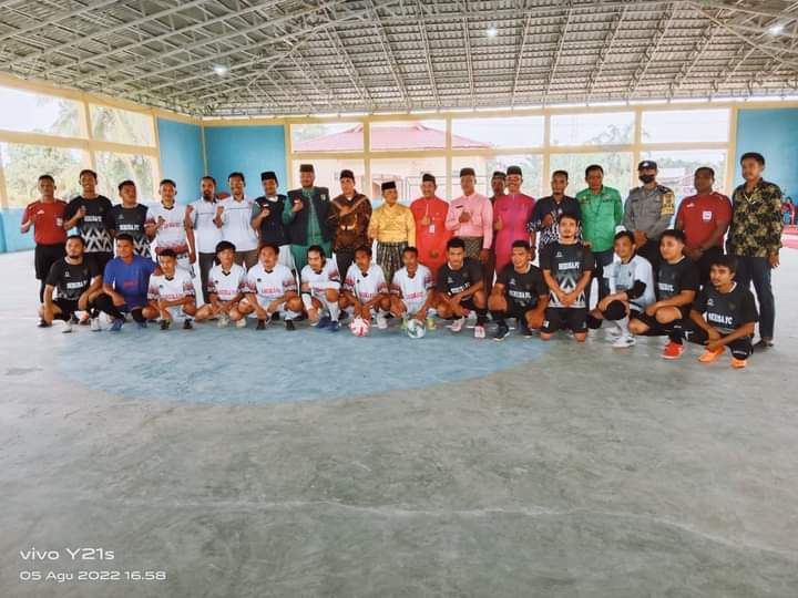 GOR Futsal Diresmikan, Ternyata Aset Kepenghuluan Serusa