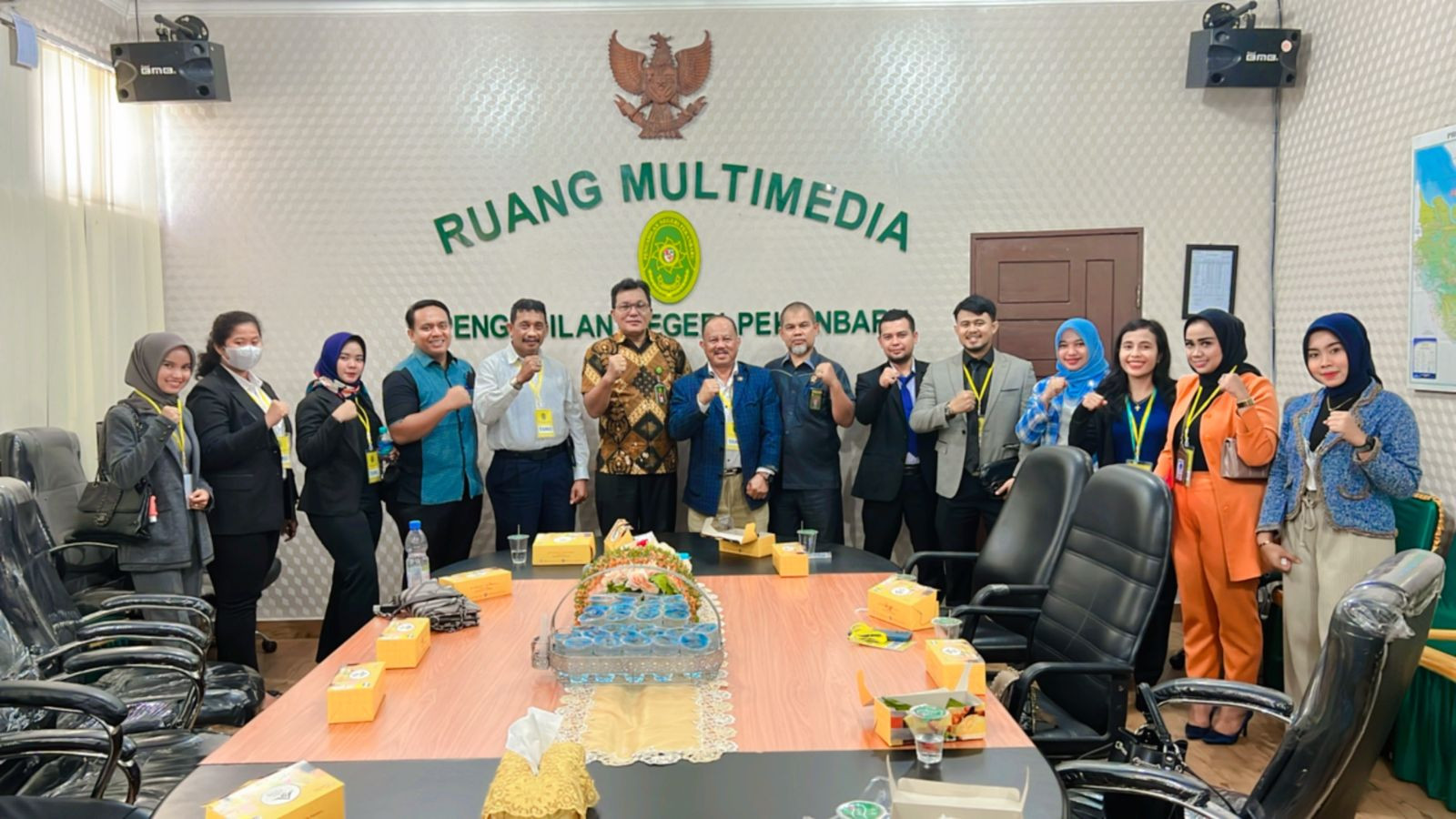 Bahas Penegakan Hukum, MAHUPIKI dan PN Pekanbaru Lakukan Pertemuan 