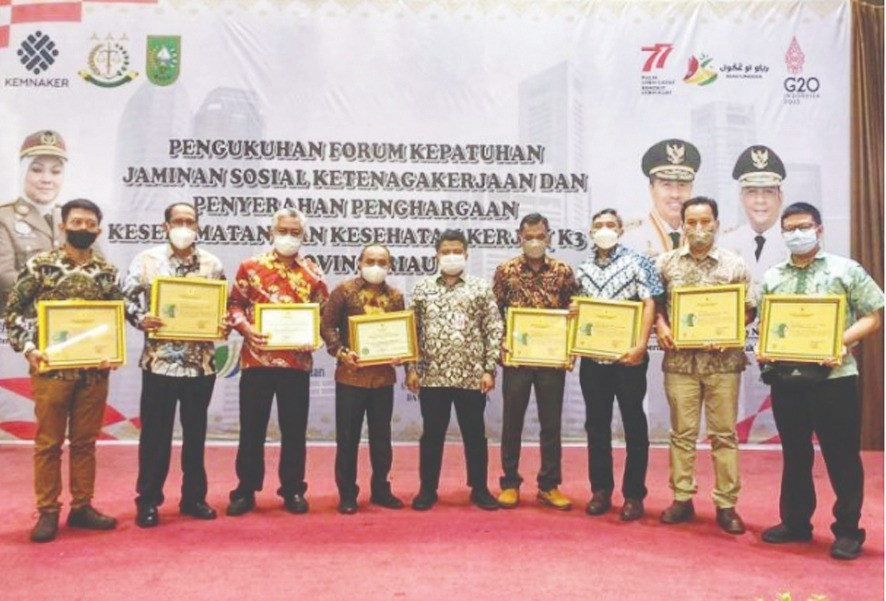 PT RAPP Raih 8 Penghargaan dan K3 dari Menteri Ketenagakerjaan RI