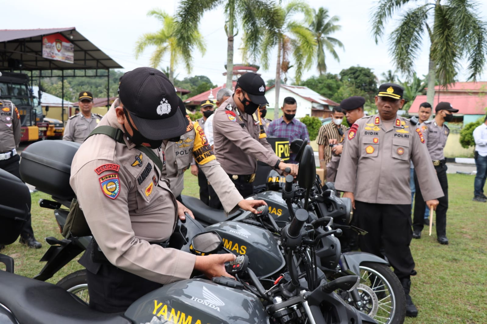 3 Unit Kendaraan Dinas Roda 2  Distribusikan Polres Kampar 