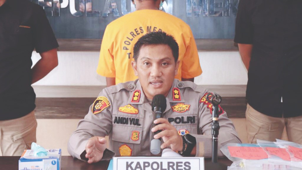 Polres Meranti Tahan Mantan Kades Korupsi
