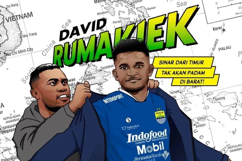 David Rumakiek Berharap Bisa Tampil lebih Baik Lagi Bersama Persib