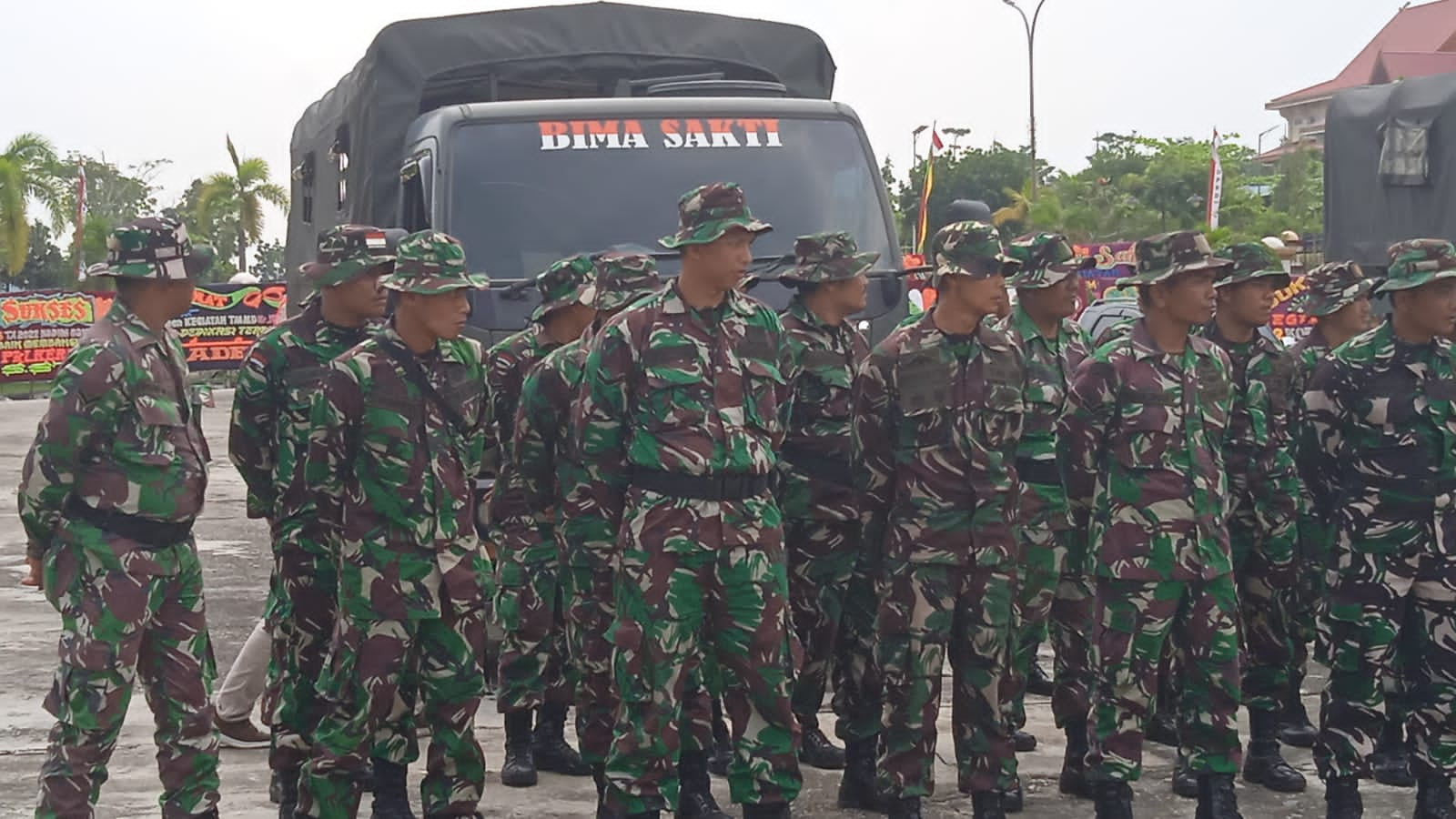 150 Personil Gabungan Satgas TMMD ke- 115 Kodim 0313/KPR Serpas ke Teluk Meranti