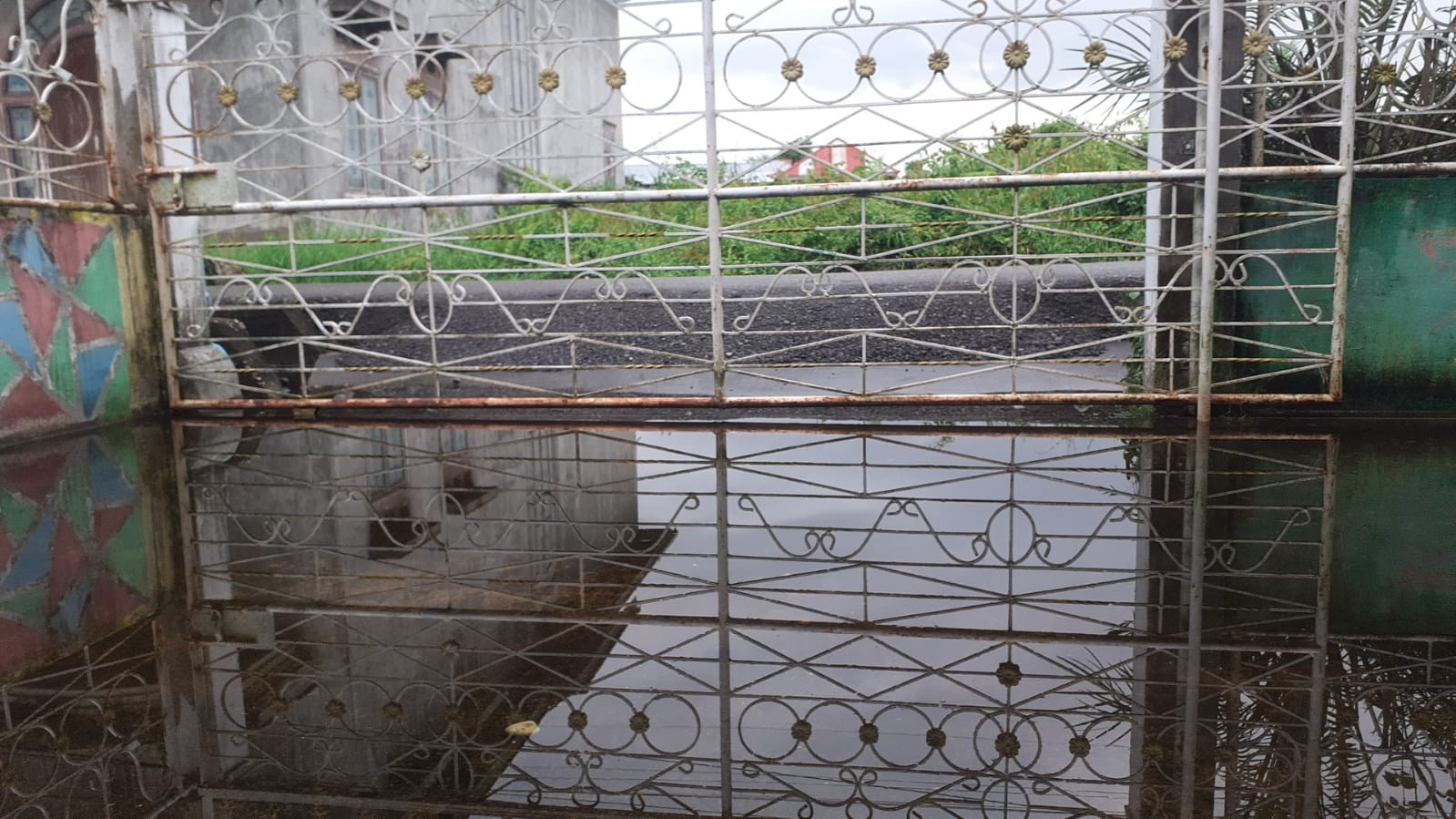 Banjir Kepung Kecamatan Bangko,Tanda-Tanda Banjir Meluas Terlihat Jelas