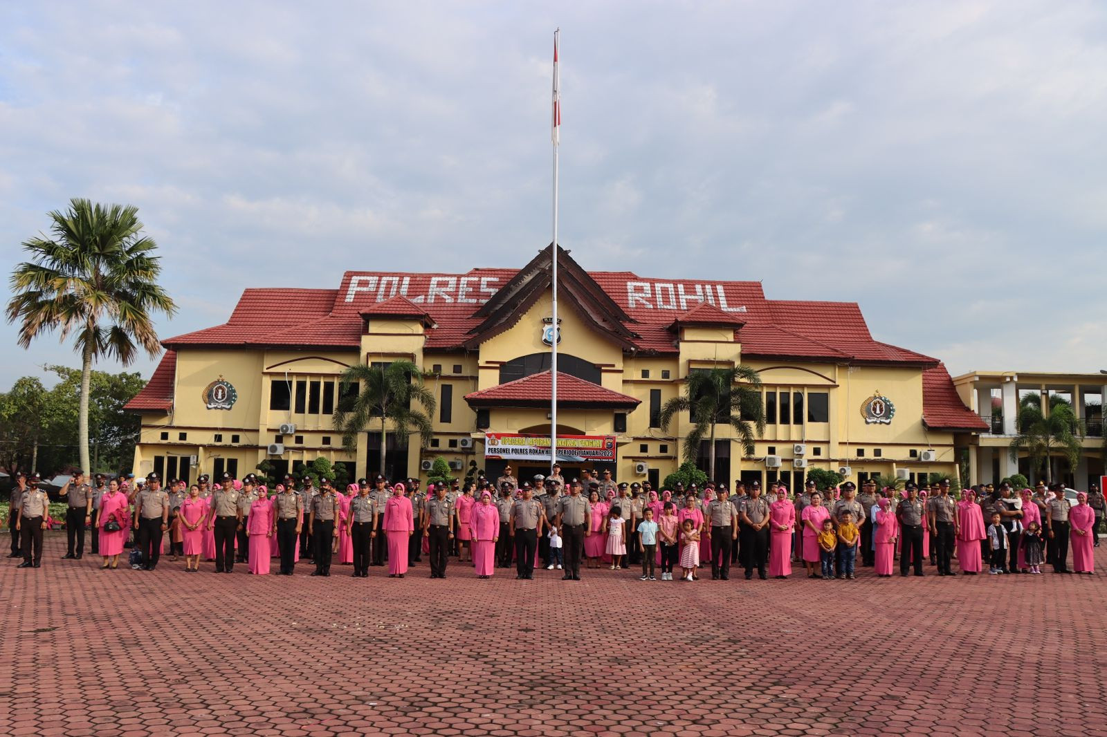 69 Personel Polres Rohil ,Awal Januari 2023 Naik Pangkat Setingkat Lebih Tinggi