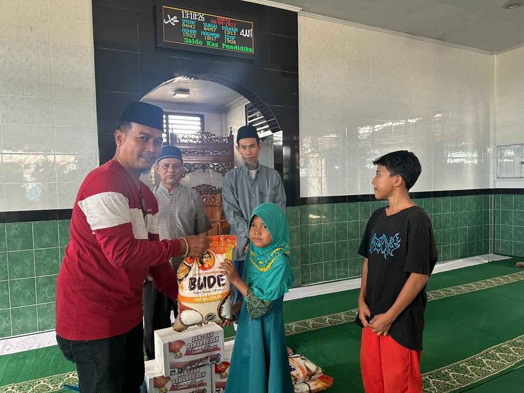 Ringankan Dampak Bapokting, Polres Meranti Salurkan Bantuan kepada Panti Asuhan Aisyiah