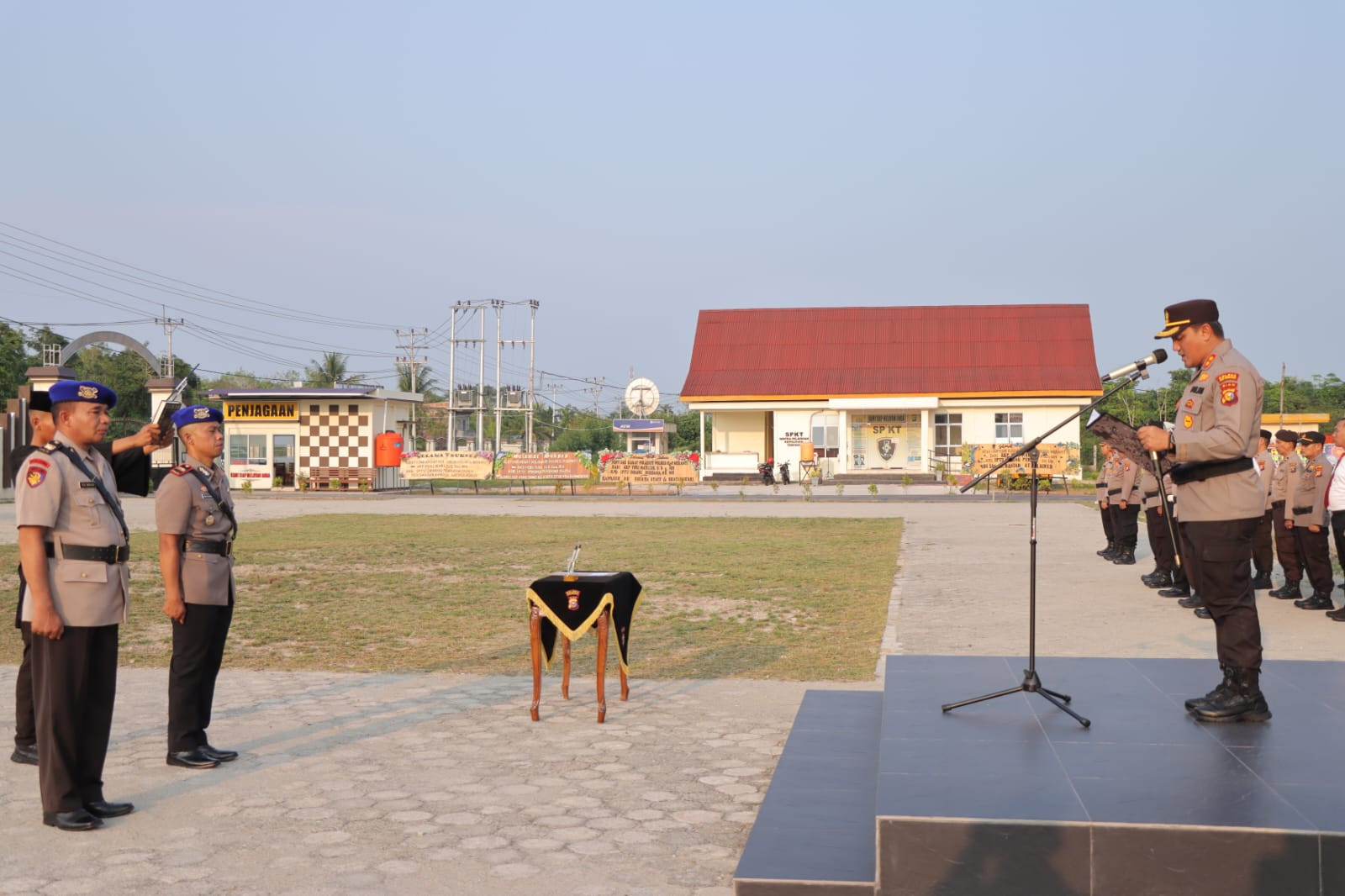 Kapolres Meranti Pimpin Upacara dan Sertijab Kasat Polairud