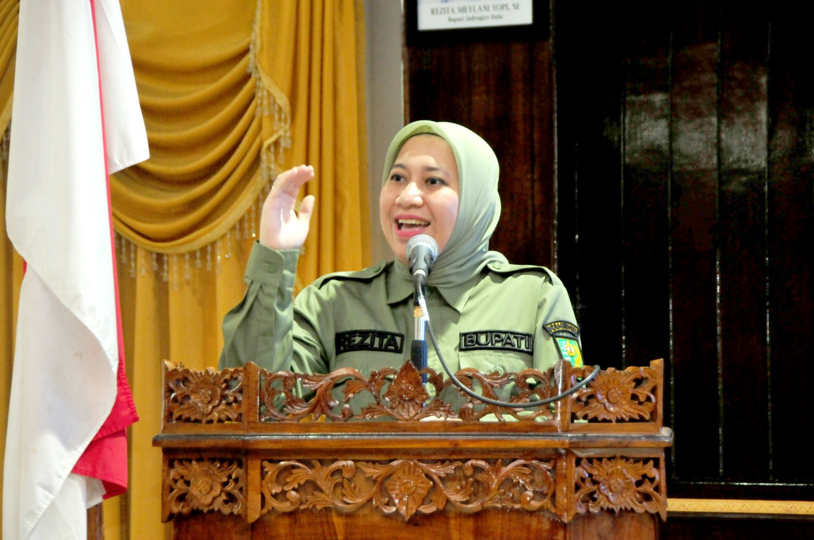 Bupati Rezita Buka Sosialisasi Tugas dan Tanggung Jawab Sekdes Dalam Pengelolaan Keuangan Desa