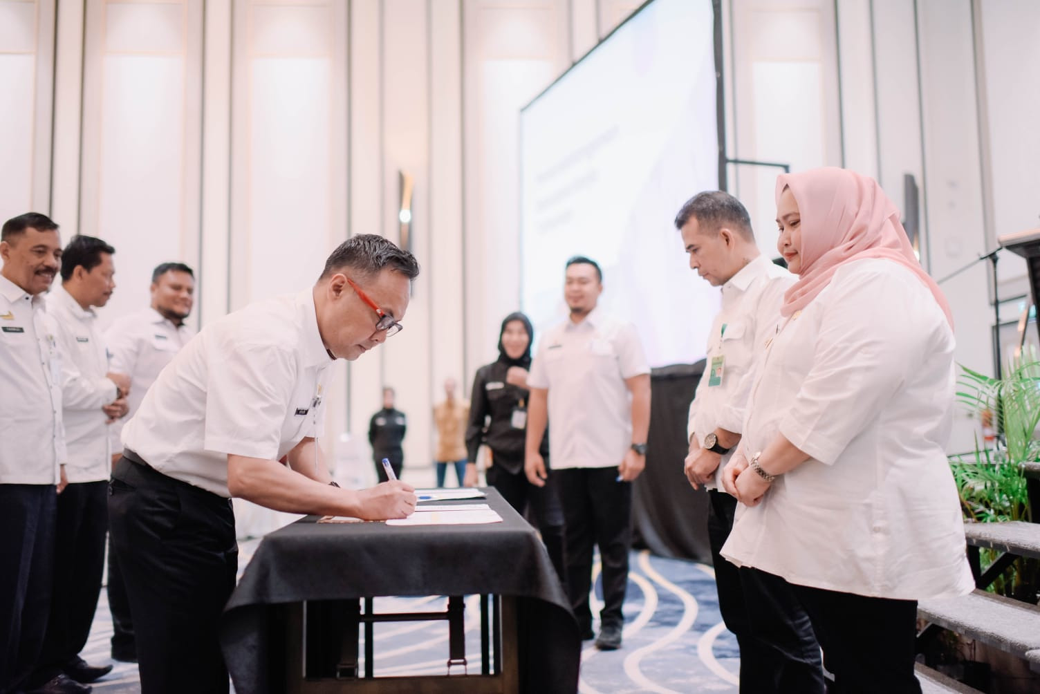 Bupati Bengkalis Melakukan Penandatanganan RPP