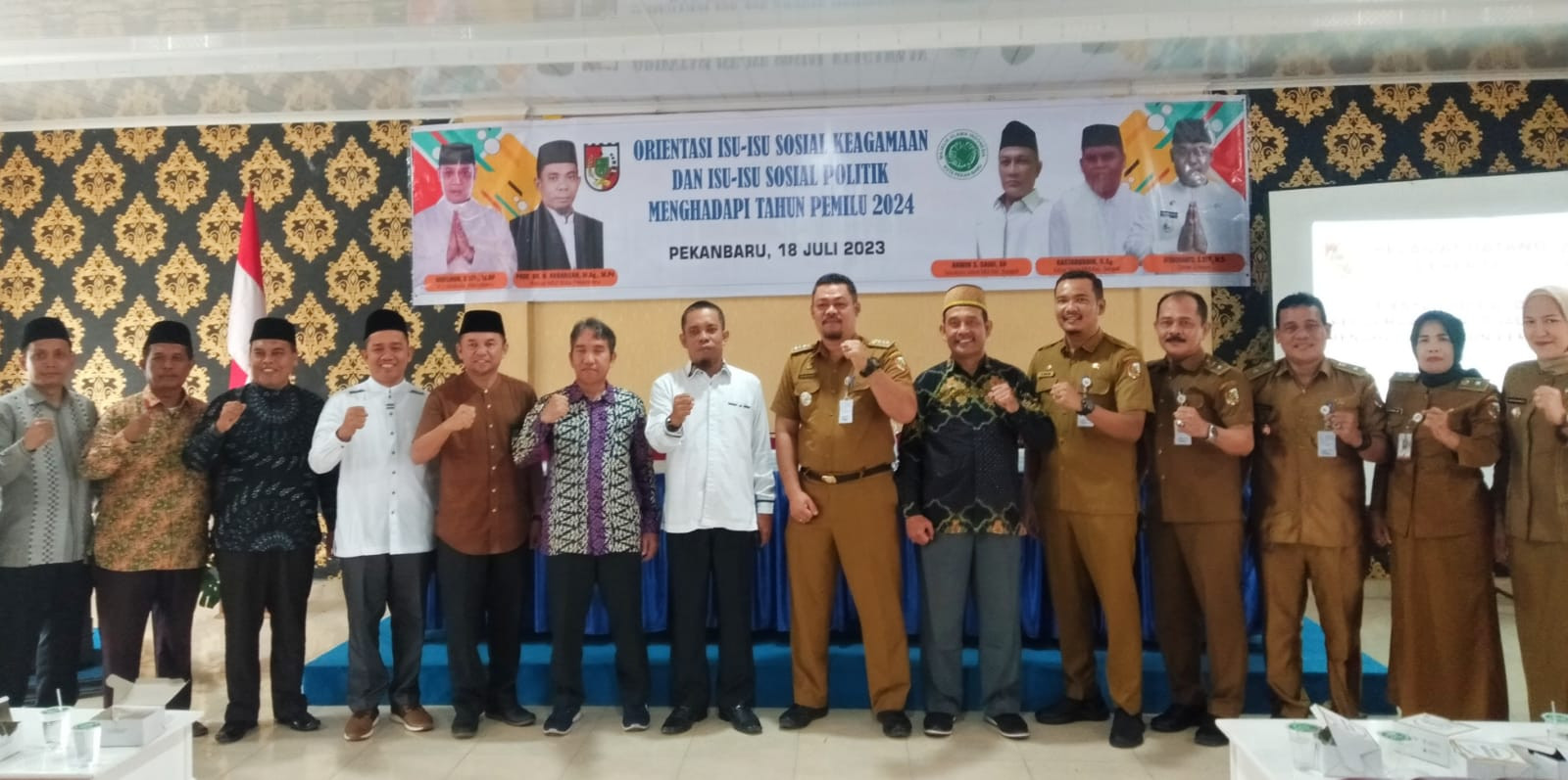 Menghadapi Pemilu 2024, Majelis Ulama Indonesia (MUI) Kota Pekanbaru Menggelar Workshop