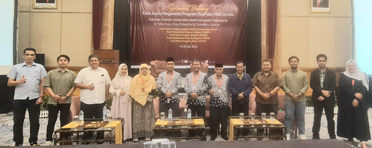 Sosialisasi PMB, Pertama UII Buka Kuliah Hybrid S2 dan S3 di Riau Prof. Syamsuddin