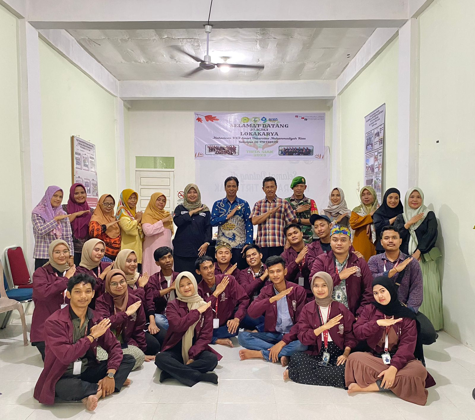 Mahasiswa KKN Universitas Muhammadiyah Riau Kelompok 5 Gelar Lokakarya Dan Perpisahan