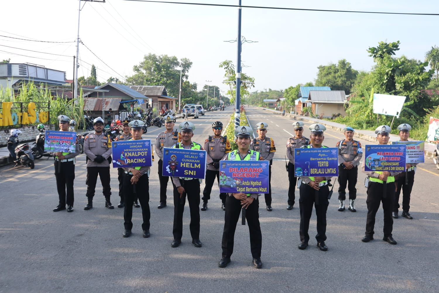 Polres Meranti Gelar Kampanye Keselamatan Berlalulintas Operasi Zebra Lancang Kuning