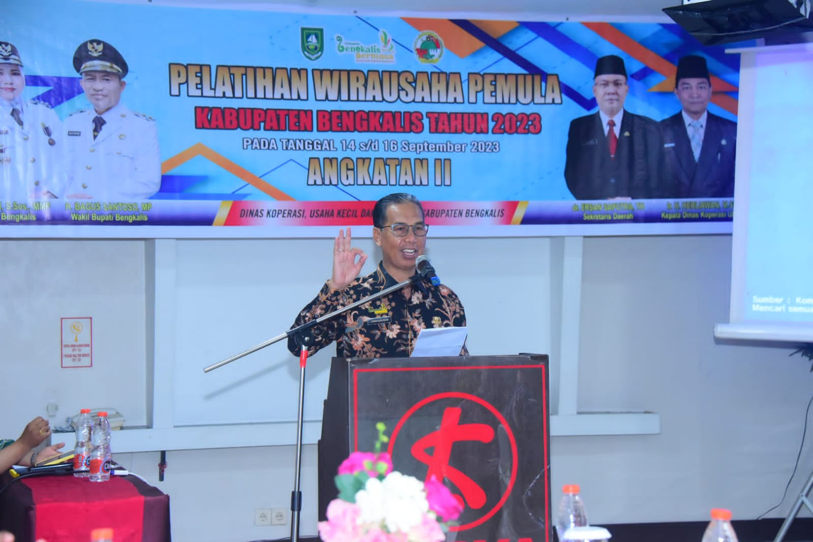Dinas Koperasi  Menggelar Pelatihan Wirausaha Pemula Angkatan II Kabupaten Bengkalis