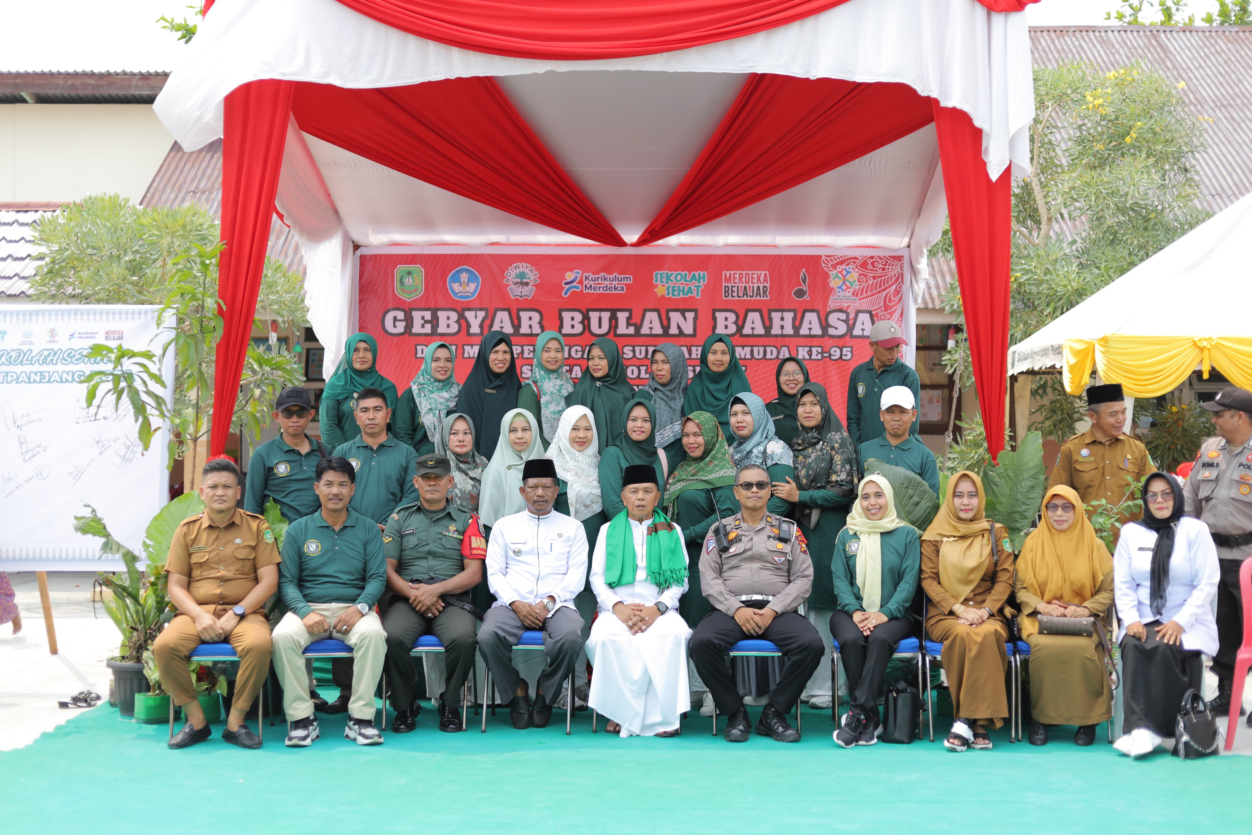 Plt Bupati Asmar Hadiri Puncak Gebyar Bulan Bahasa Dan Kampanye Sekolah Sehat