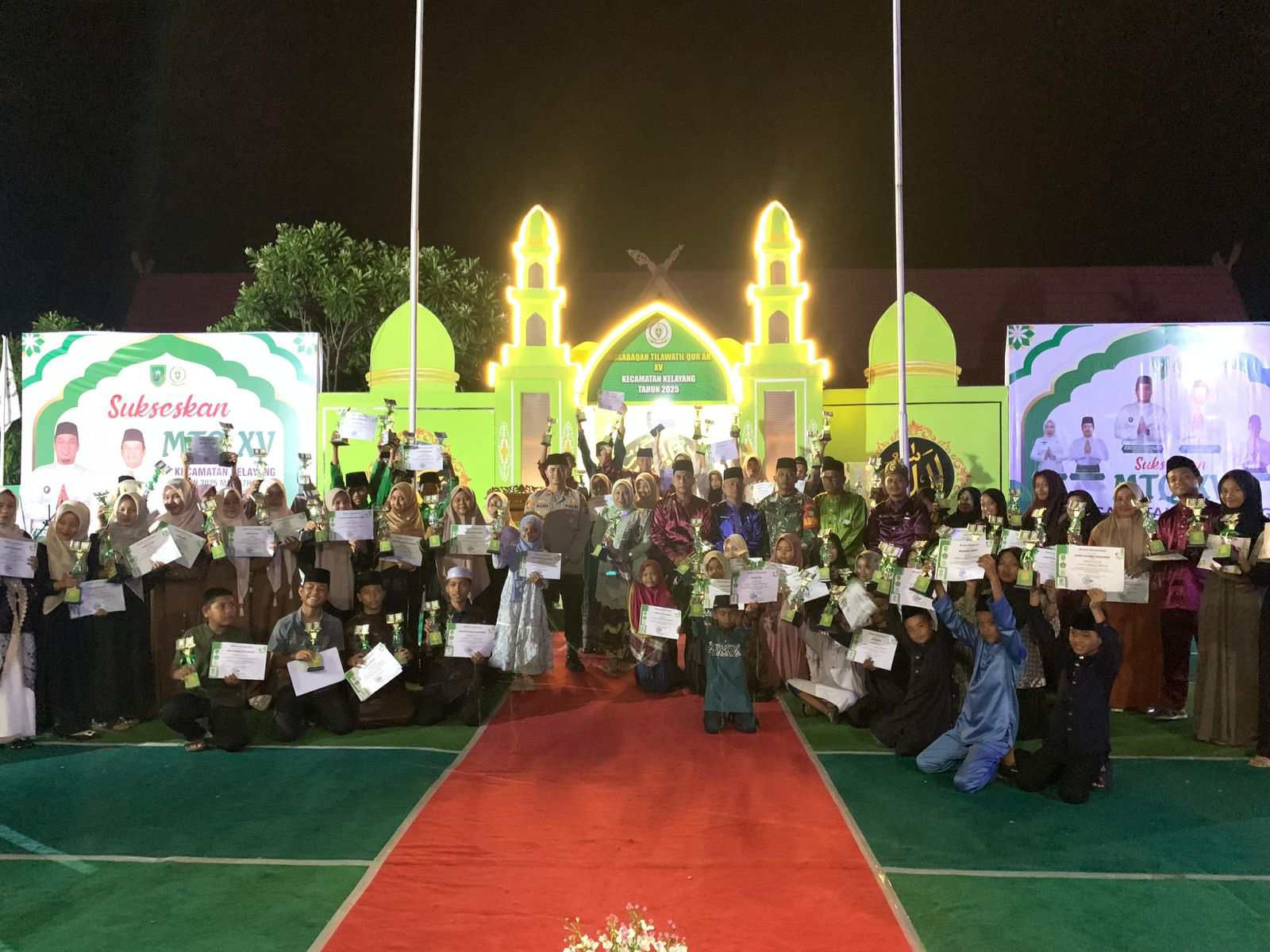 Desa Kota Medan Sabet Juara Umum MTQ XV Kecamatan Kelayang