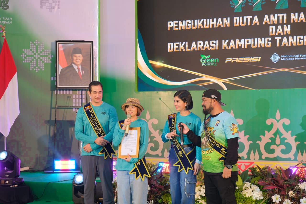 Polda Riau Kukuhkan 23 Duta Anti Narkoba, Kapolda: Panipahan Jadi 