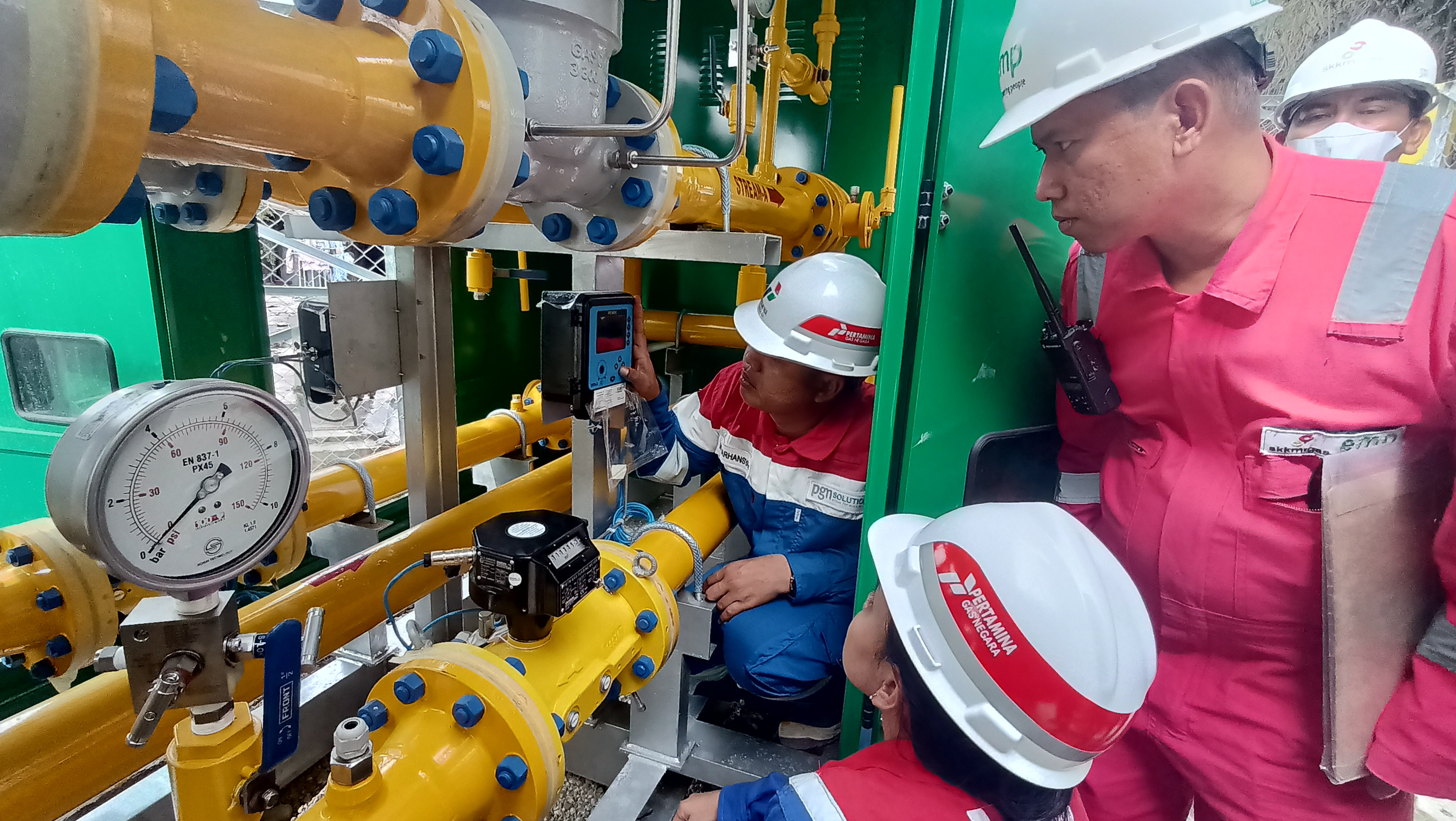 SKK Migas - EMP Bentu Ltd Salurkan Gas Perdana ke PT PGN di Pangkalan Kerinci