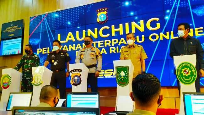 Polda Riau Luncurkan 11 Layanan Online Permudah Masyarakat