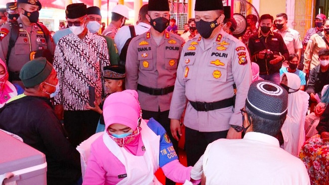 Polda Riau Dorong Pemkab Inhil Ciptakan Kekebalan Kelompok