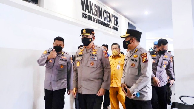 Polda Riau Gelar Vaksinasi Akbar di 350 Titik