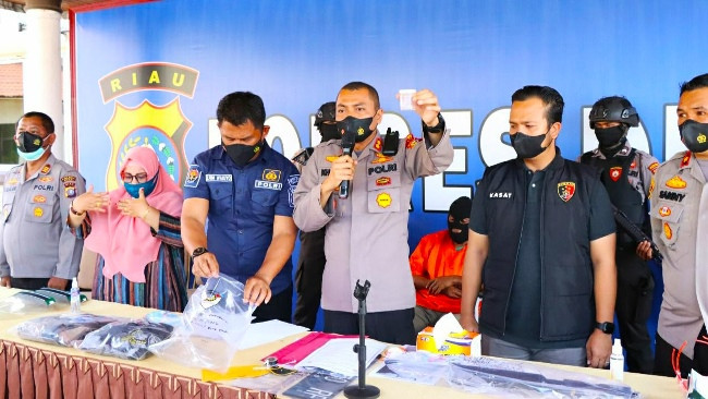 Polisi Tangkap Penembak Warga di Dumai, Senapan Angin Disita