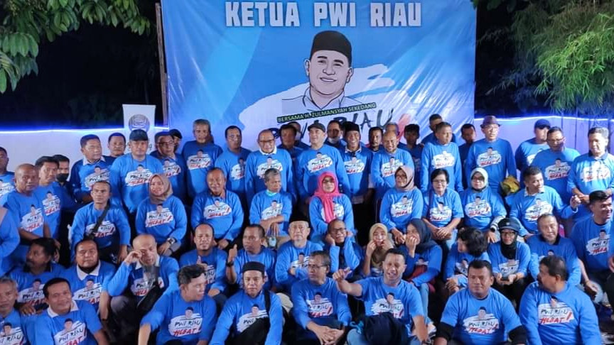 Zulmansyah Deklarasi Maju Lagi Ketua PWI Riau